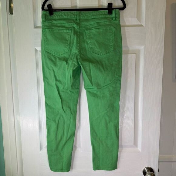 C. Wonder Skinny Crop Bright Green Denim Jeans Women’s Size 30 EUC - Picture 2 of 13